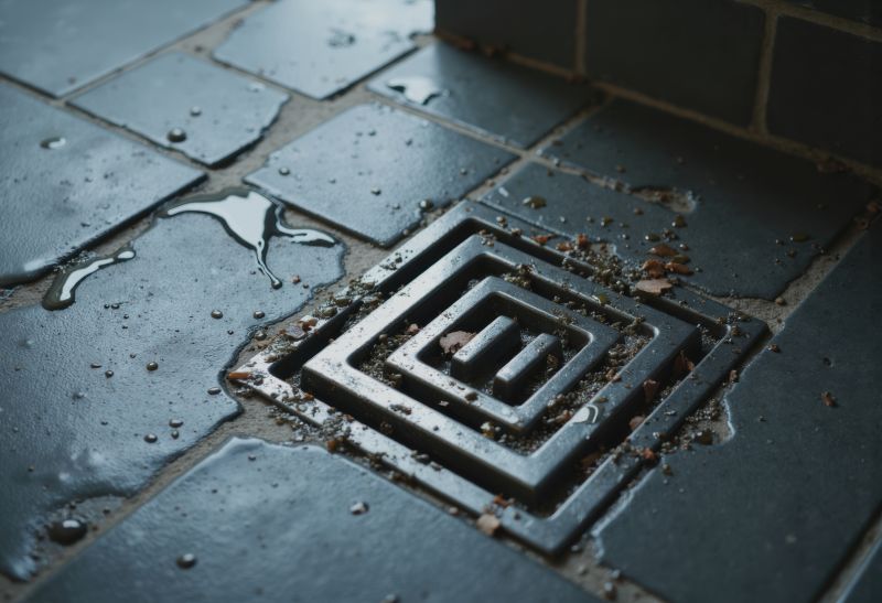 Bathroom Drain Installation detail